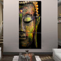 Buddha Portrait Religion Wall Art Canvas Printing - BlueArtDecor