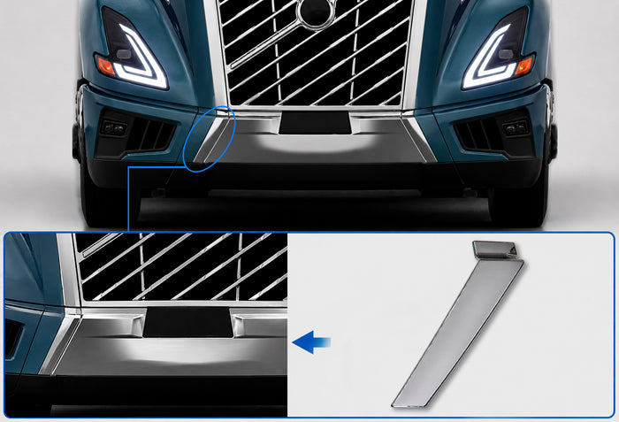 Bumper Trim Moudling Chrome Passenger 2025+ Volvo VNL New