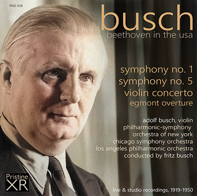 BUSCH Beethoven in the USA (1919-1950) - PASC618 - CD