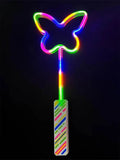 Butterfly Shape Light Up Wand ( Multicolour ) - thefancydress.co.uk