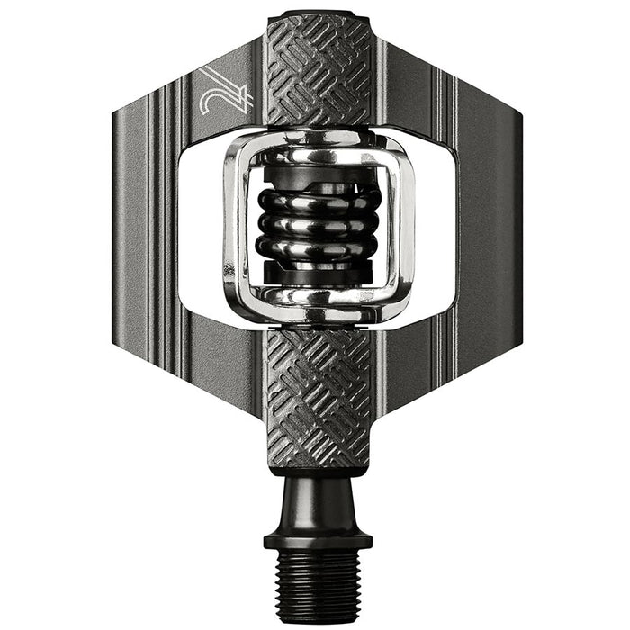 crankbrothers, CANDY 2, Pedals, Body: Aluminum, Spindle: Cr-Mo, 9/16'', Charcoal, Pair
