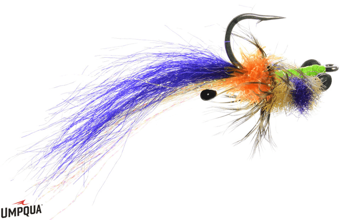 CAPTAIN GREGG Umpqua TAN/PURP 02 Flies Rivers and Glen Trading Co