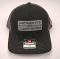 Captains For Clean Water R&G Trucker Hat (Black/Charcoal) Rivers & Glen Trading Co. Hats Black/Charcoal Headwear Rivers and Glen Trading Co