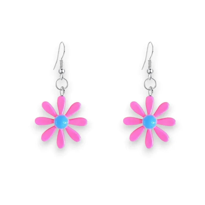 Cartoon Flower Drop Earrings
