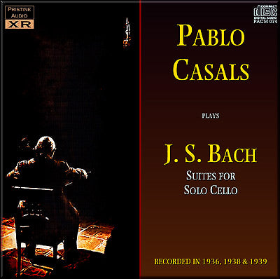 CASALS Bach: Suites for Solo Cello (1936-39) - PACM074 - CD