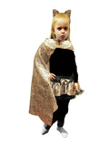 Children's Leopard Print Cape - thefancydress.co.uk