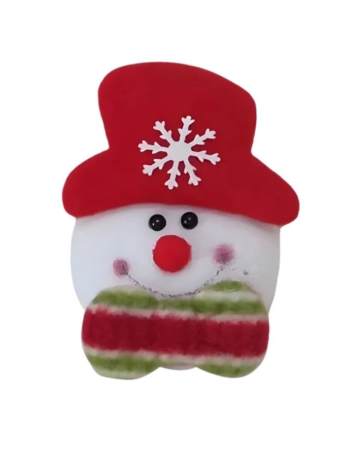 Christmas Snowman Brooch - thefancydress.co.uk