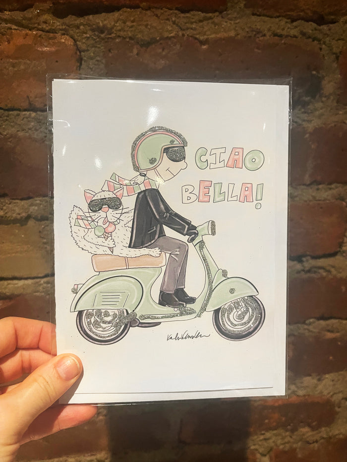 Ciao Bella Glitter Card