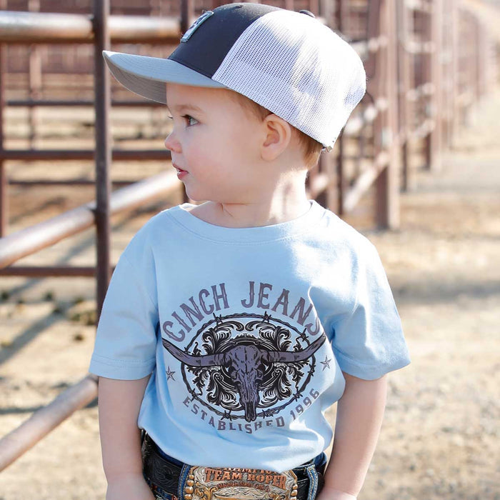 Cinch Baby & Toddler Boy's S/S Graphic Tee in Light Gray