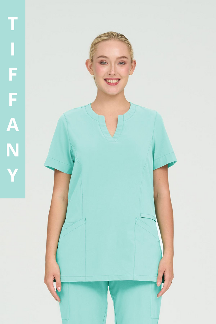 City Collection Ellen 5 Pocket Scrub Top