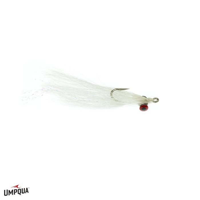 CLOUSER MINNOW Umpqua WHITE 02 Flies Rivers and Glen Trading Co