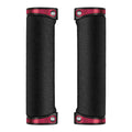 crankbrothers, Cobalt Grips, Grips, 130mm, Black/Red, Pair
