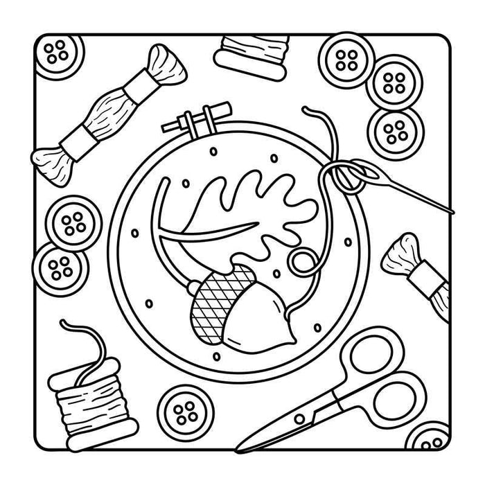 Comfy Fall Coloring Book by