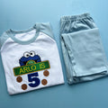 Cookie Monster Inspired Birthday Pyjamas