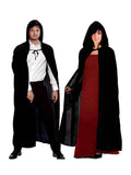 Couple Satin Hooded Cape Dress