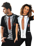 Couple School Printed T-Shirt