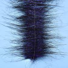 CRAFT FUR BRUSH 3" Enrico Puglisi BLACK Fly Tying Rivers and Glen Trading Co
