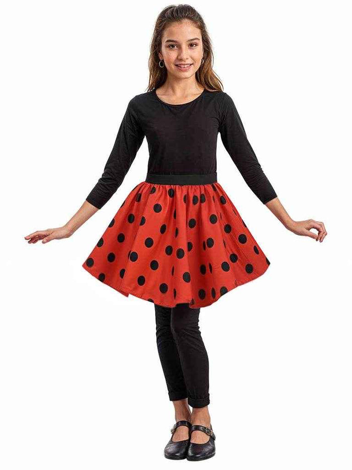 Crazy Chick Girls Polka Dot Skirt