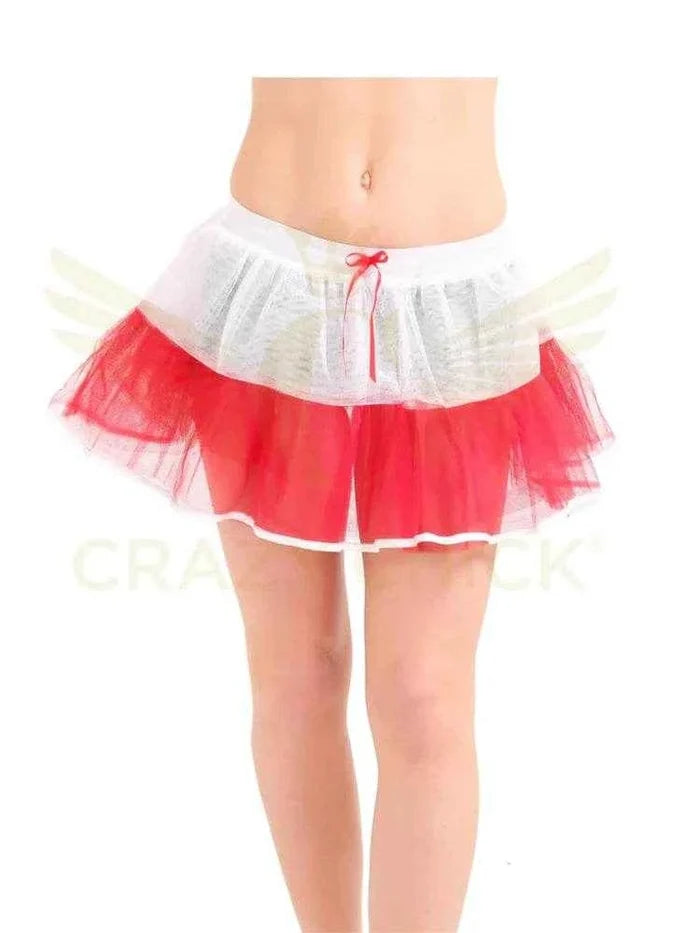 White/Red / One Size