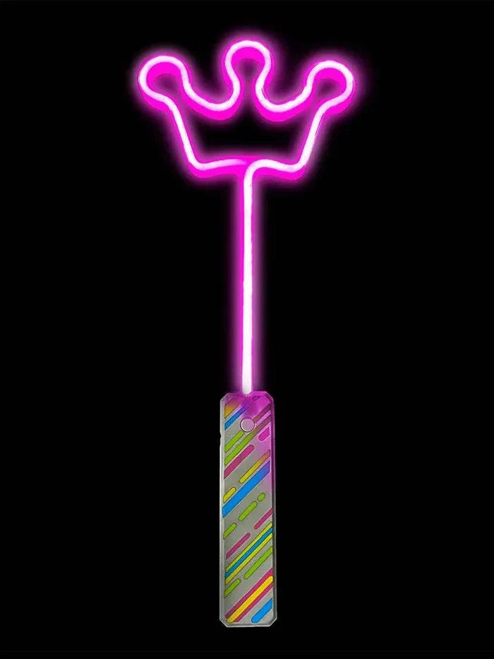 Crown Shape Light Up Wand - thefancydress.co.uk