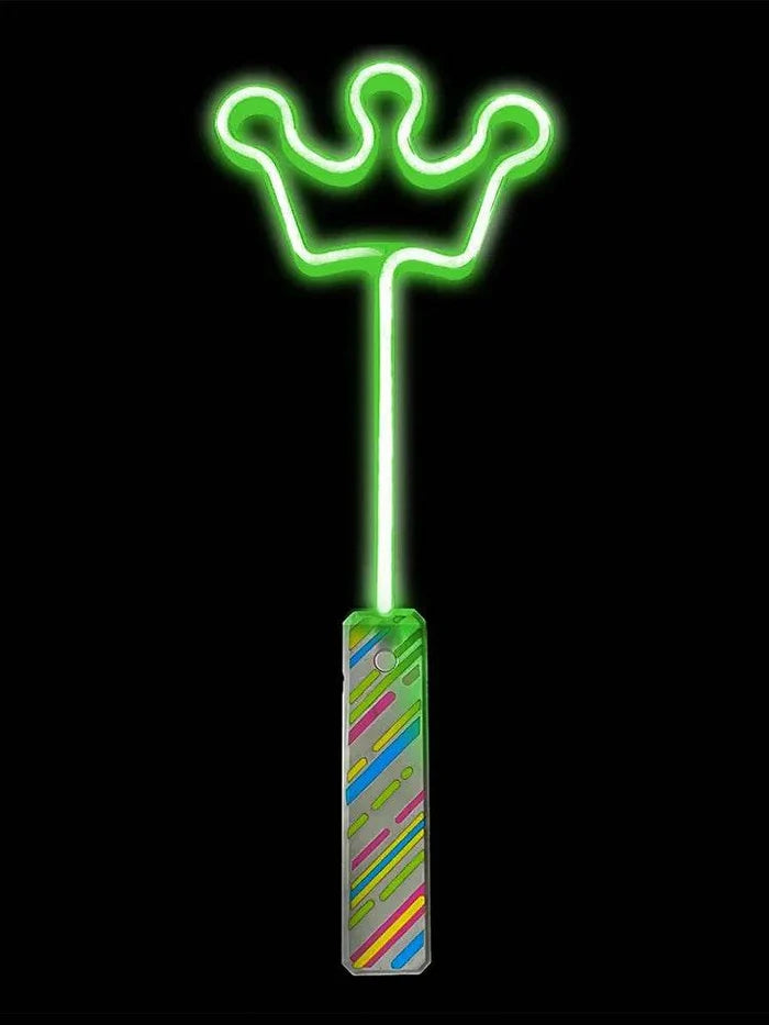 Crown Shape Light Up Wand - thefancydress.co.uk
