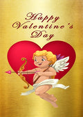 DoorFoto Door Cover Cupid With Heart
