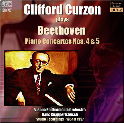 CURZON plays Beethoven Piano Concertos 4 & 5 (1954/57) - PASC318 - CD