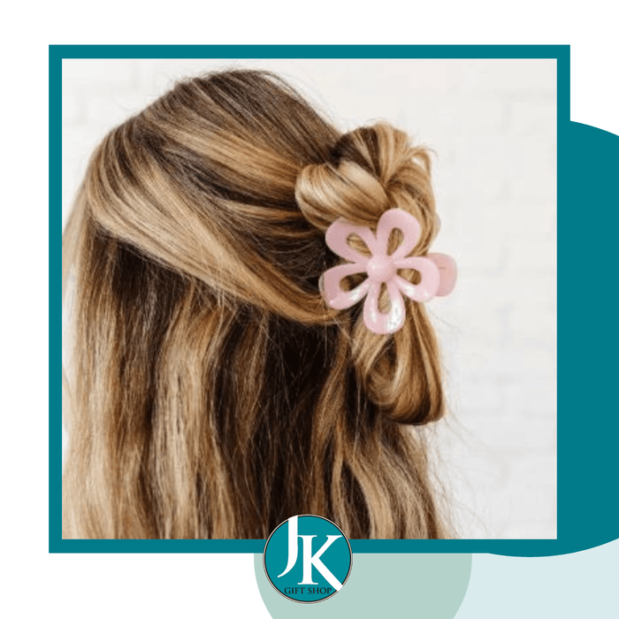 Cut Out Flower Claw Clip