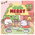 Cute & Cozy Coloring: Merry by Becky Cas