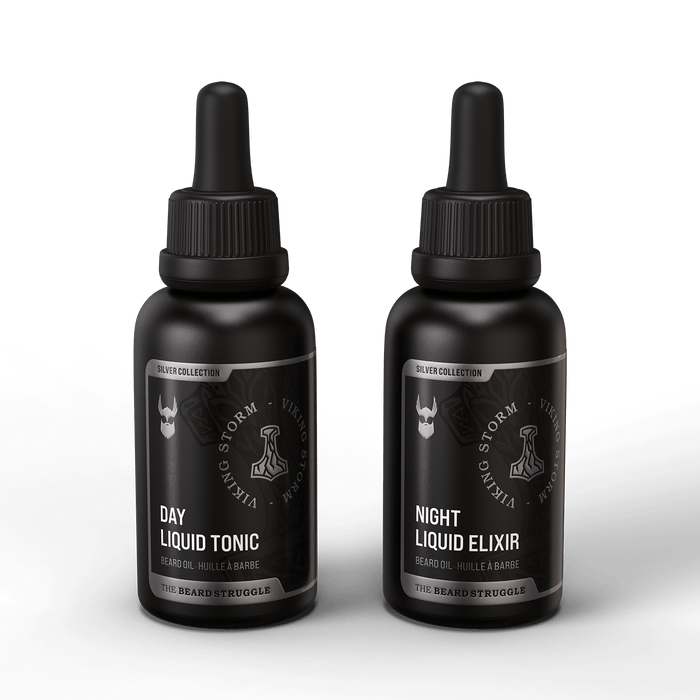 Tonic + Elixir Beard Oil Bundle in Viking Storm scent. The Beard Struggle