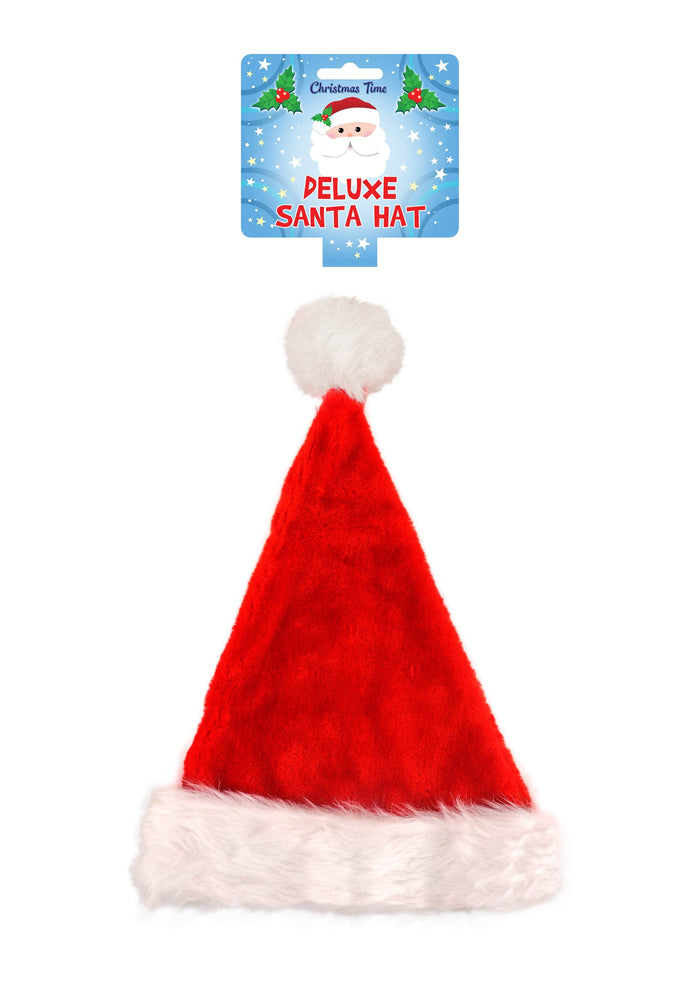 Deluxe Santa Hat - thefancydress.co.uk