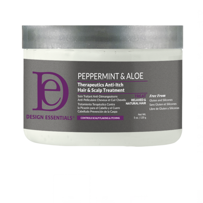 Design Essentials Classic Peppermint & Aloe Therapeutics Anti-Itch Hair & Scalp Treatment