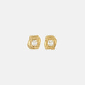 Loveness Lee Deti 18K Gold Plated Recycled Silver Earrings, Front