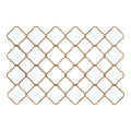 Diamond Lustre Mirrored Wall Decoration 120x80x2cm