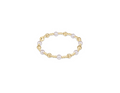 Dignity Sincerity Gold 5mm Bracelet - Pearl-EXTENDS