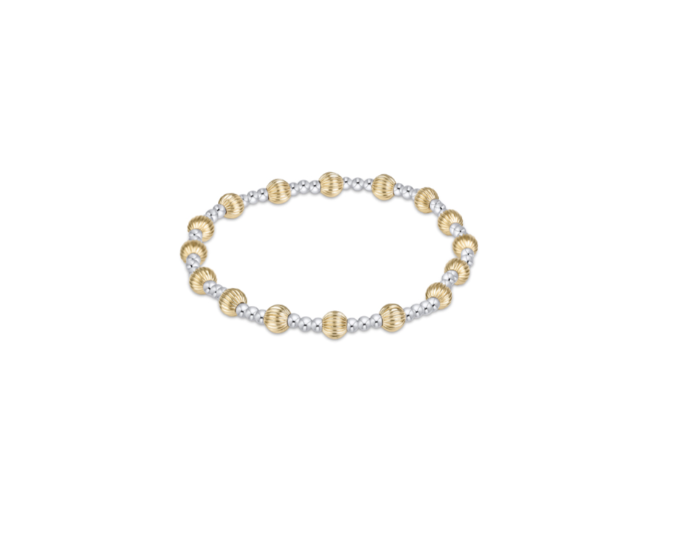 Dignity Sincerity Mixed Metal 5mm Bracelet-EXTENDS