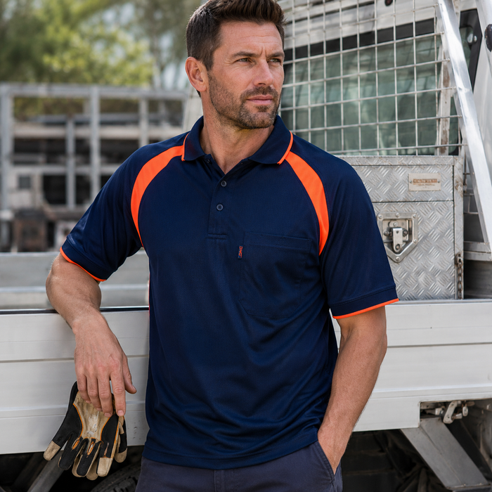 DNC Cool Breathe Contrast Polo S/s