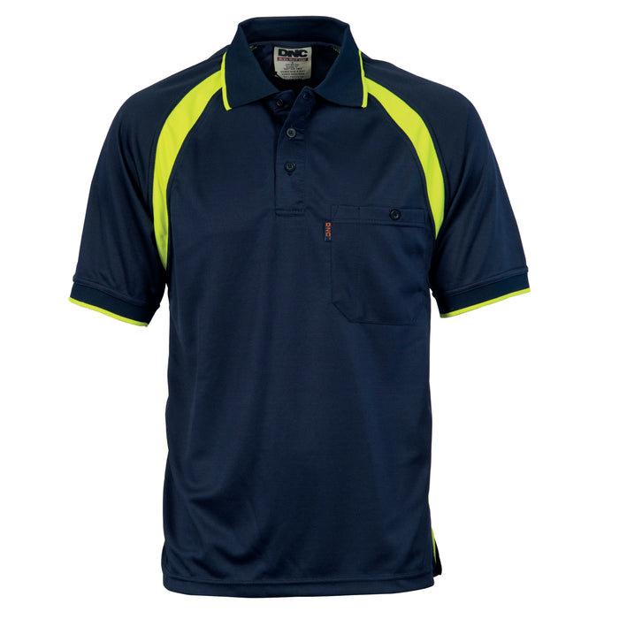 DNC Cool Breathe Contrast Polo S/s