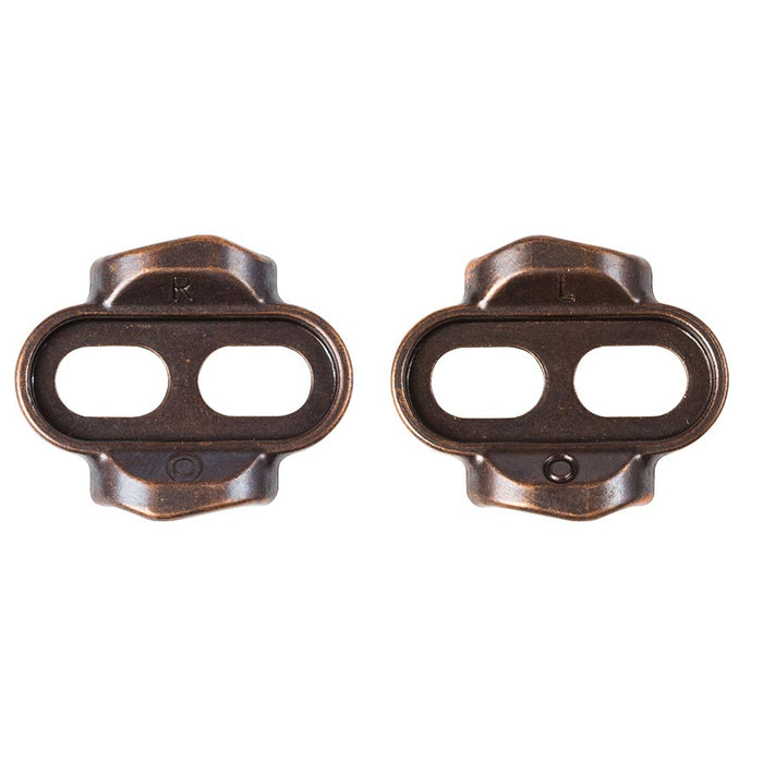 crankbrothers, Easy Release Cleat, Cleats, Compatibility: crankbrothers SPD, Float: 0°, Bronze, Pair