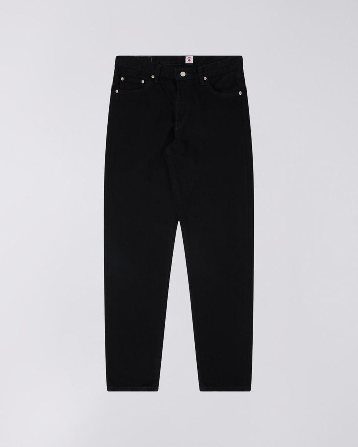 Edwin - Regular Tapered Jeans - Black Unwashed-Pantalons et Shorts-I030680