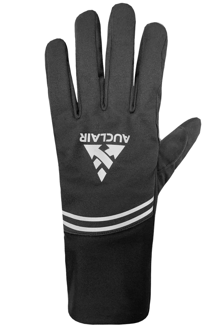 Black glove on a white background