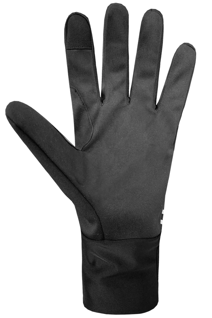 Black glove on a white background