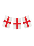 England St George's Cross Flag Bunting 10m (20 Flags) - thefancydress.co.uk