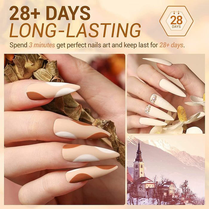 Fall Lovers - 6Pcs Gel Nail Polish Set 7ml Gel Polish Set MODELONES #