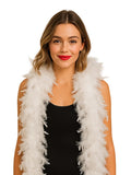 Feather Boa 150cm White