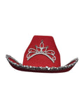 Festival Light Up Tiara Red Cowboy Hat! - thefancydress.co.uk