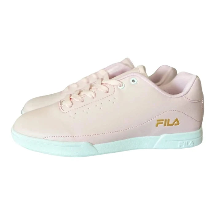 FILA Pink Wisteria Lace Up Sneakers with white rubber sole women’s size 8.5