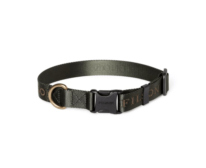 Filson Nylon Dog Collar Filson Dog Collars Rivers and Glen Trading Co