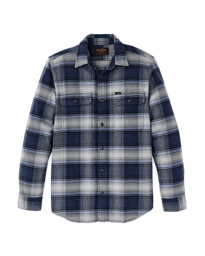 Light Blue/Navy Plaid / M