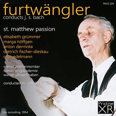 FURTWÄNGLER Bach: St. Matthew Passion (1954) - PACO234
